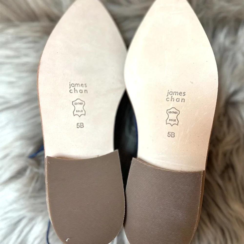 Gracie Blue Suede Shoes - Picture 5 of 7